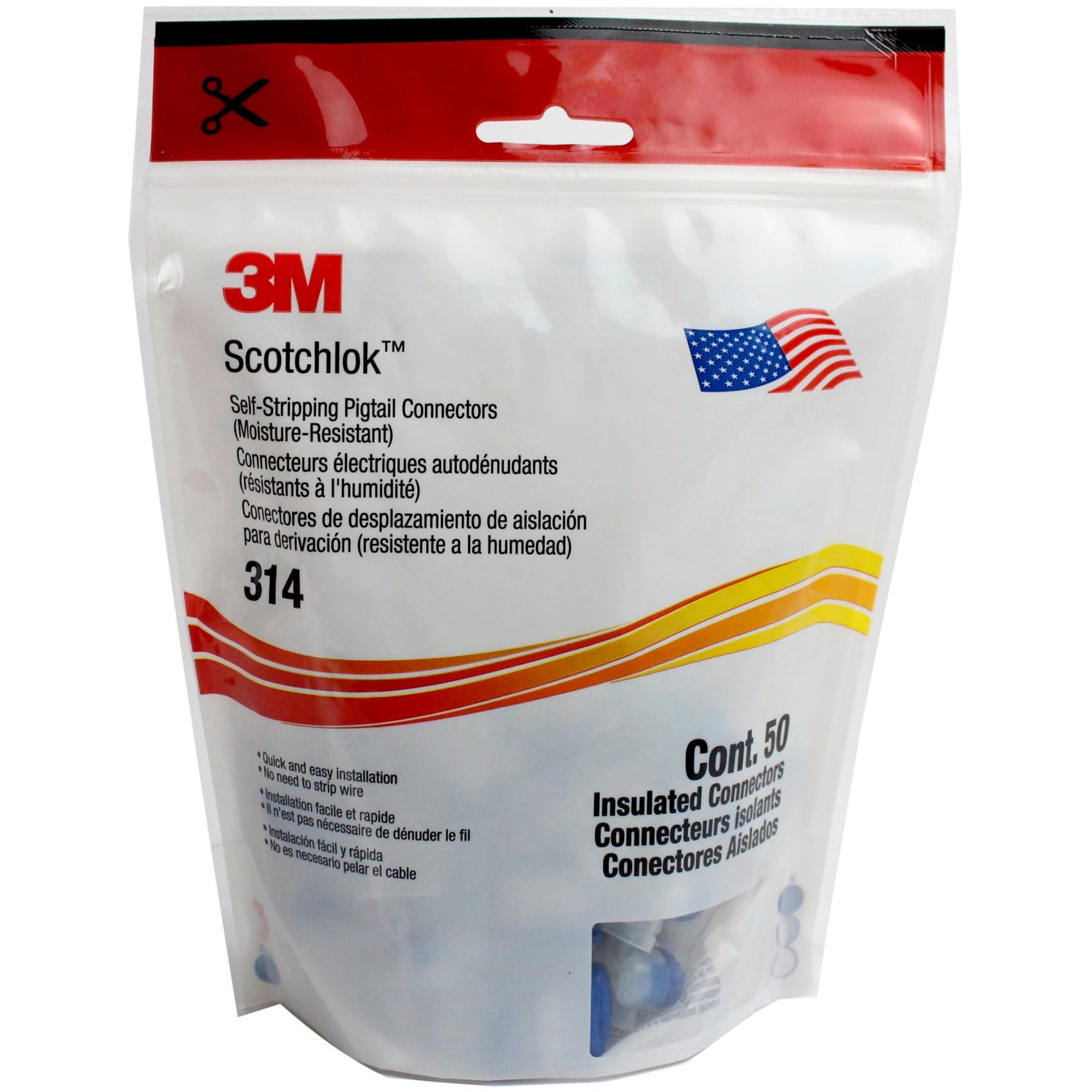3M Scotchlok IDC laagspanningsconnector 314-POUCH
