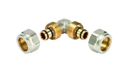 Henco messing knel bocht 90° FF 20 x 20 mm 4-2020-S