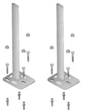 Rofix Duo radiator standbuis 700 mm (set 2st) met bevestingsbouten - prijs per set 40000083
