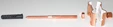 Rofix SDI dubbele buisbeugel koper met montagebout 120 mm geisoleerd 15 mm 40000761