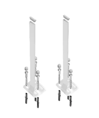 Rofix Duo radiator standbuis 1200 mm (set 2st) met bevestigingsbouten en universele radiatorbevestiging - prijs per set 40004743