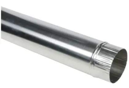 Burgerhout Alu dunwandige buis 110 mm (lengte 1000mm) - prijs per stuk 40.045.00.42
