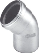Burgerhout Alu-fix dikwandig alu bocht 45° MF 80 x 80 mm 40.045.15.54