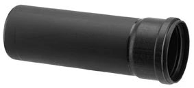 Burgerhout Twinline Air luchttoevoer buis 80 mm (lengte 1000 mm) - zwart 40.045.20.04