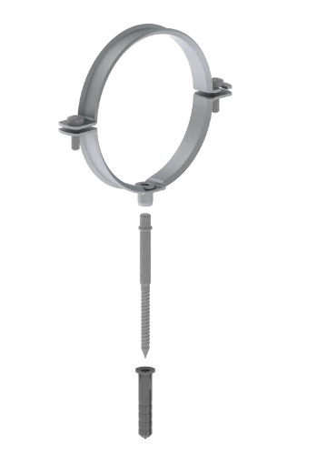 Burgerhout Twinsafe muurbeugel 125 mm - wit gelakt 40.045.22.43
