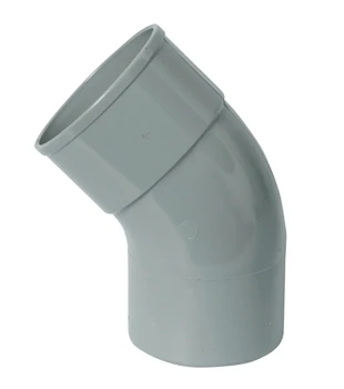 Wavin RWA PVC bocht 45° MF 80 x 80 mm grijs 4011108004