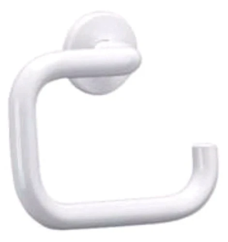 ROLHOUDER 20 MM gepolijst U vormig 160 - 120 ! nylon met onzicht. bevestigingen 4081N