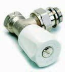 Comap 408U haakse thermostatiseerbare radiatorkraan 3/8 x 3/8 - instelbare Kv-waarde 408203