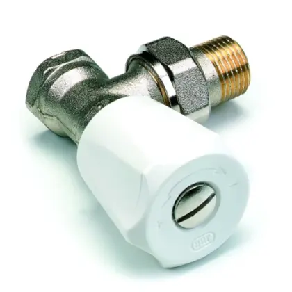 Comap 408U haakse thermostatiseerbare radiatorkraan 3/4 x 3/4 - instelbare Kv-waarde 408206