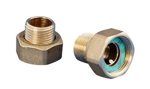 Wilo Acces messing pompkoppeling MF 4/4 x 1/2 M (set 2st) - prijs per set 4092743