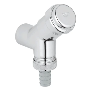 Grohe Universal dienstkraan met beluchter 1/2 x 3/4 - chroom - voor slang 41010000
