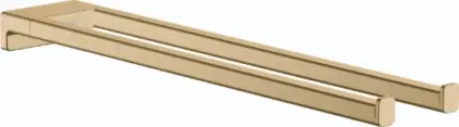 Hansgrohe AddStoris dubbele handdoekenhouder - Brushed Bronze 41770140