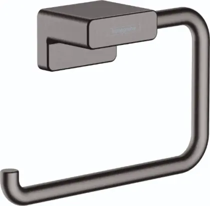 Hansgrohe AddStoris toiletrolhouder zonder deksel - Brushed Black Chrome 41771340