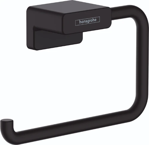 Hansgrohe AddStoris toiletrolhouder zonder deksel - zwart mat 41771670