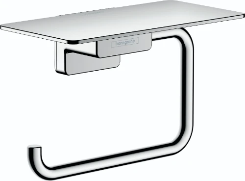 Hansgrohe AddStoris toiletrolhouder met tablet - chroom 41772000