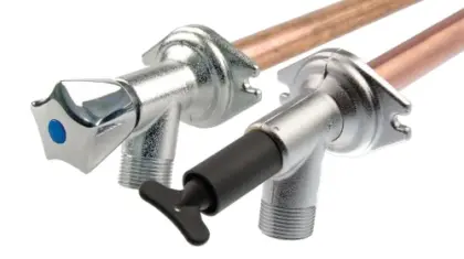 VSH Polaris vorstbestendige gevelkraan met krukbediening 15 mm x 3/4 (inbouwlengte 110 - 400 mm) - Belgaqua gekeurd 4244042