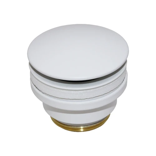 Freeflow afvoerplug 5/4 x 60 mm - glanzend wit 431599339