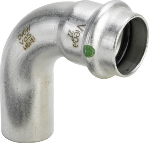 Viega Sanpress Inox inschuif bocht 90° MF 28 x 28 mm 435738