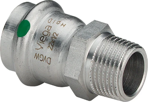 Viega Sanpress Inox puntstuk MF 18 x 3/4 M 436476