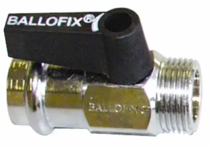 Broen Ballofix pers bolkraan MF 15 x 1/2 M - chroom 4382100-226002