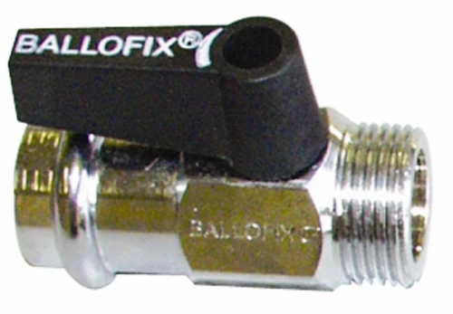 Broen Ballofix pers bolkraan MF 15 x 1/2 M - chroom 4382100-226002