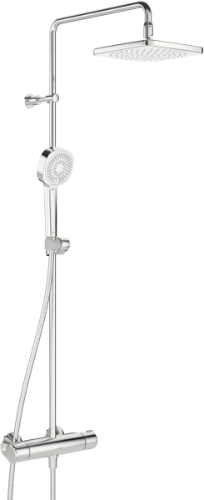 Hansa Hansamicra Style Regendouche kraan - chroom (Handdouche 95mm - Hoofddouche 200mm) 44350230
