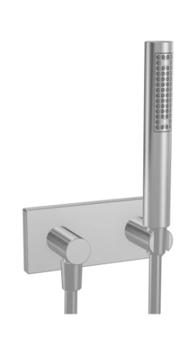 Hansa Hansaliving afwerkset handoucheset - chroom - staafhanddouche - wandhouder met aansluitbocht - doucheflexibel 1/2 x 1250 mm 44430100