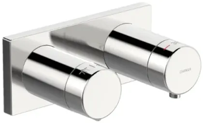 Hansa Hansaliving kleurset thermostaatkraan met stopfunctie - chroom 44539583