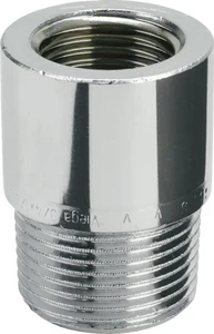 Viega chroom ronde verloop mof FM 3/8 x 1/2 448141