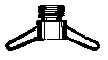 SGA vleugelmoer POL 44988