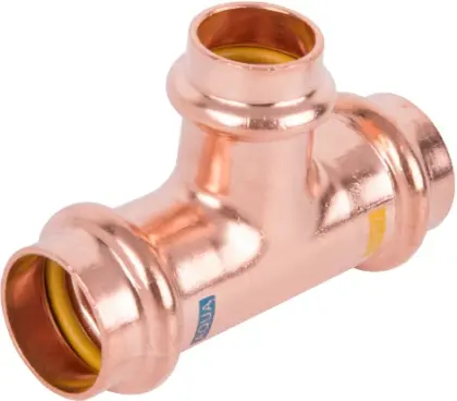 Combiline Aquagas verloop T-stuk 54 x 22 x 54 mm (V-profiel) 45110542254