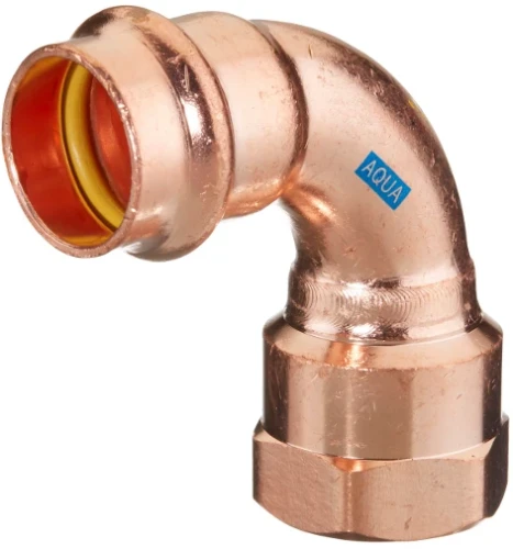Combiline Aquagas overgangsbocht 90° FF 18 x 1/2 F (V-profiel) 4526018012