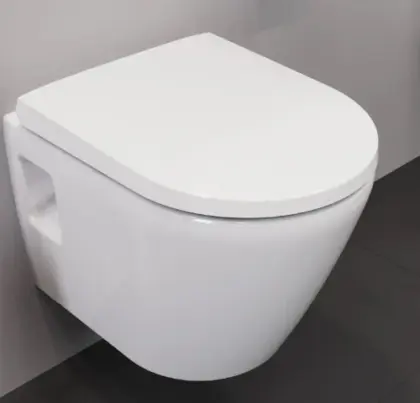 Duravit D-Neo compact hangtoilet Rimless PACK (hangtoilet + zitting met softclose) zonder spoelrand - wit - B360xD480 mm 45870900A1