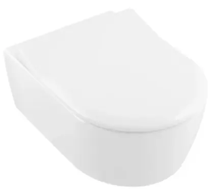 Verde hangtoilet PACK DirectFlush 370 x 530 mm (hangtoilet + slimseat zitting met softclose) - wit - zonder spoelrand 4657RS01