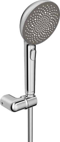 Hansa HansaAurelia handdoucheset 110 mm 3-jets - wandmontage met flexibel 1250 mm - chroom 47170120