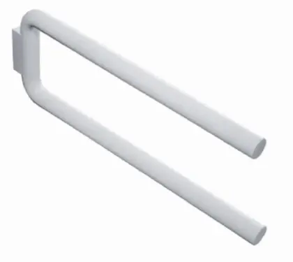 Hewi serie 477 handdoekhouder dubbel - wit 477.09.100 99