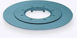 Kessel System 125 knel/lijmflens 125 mm - grijs 48410