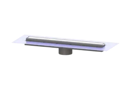 Kessel Linearis Comfort opzetstuk 750 mm inox 48928M