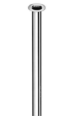 Schell buis 10 x 1000 mm - chroom - met 1 kraag 18mm 497150699