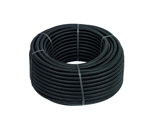 Henco mantelbuis 26 mm (rollengte 50 m) - zwart - prijs per meter 50-MBLACK26