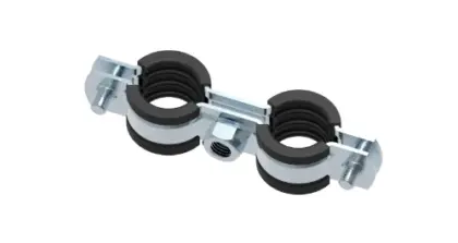 Rofix Classic dubbele buisbeugel CLD 1/2 (doos van 75 stuks) met rubber (ex 50000526) 50004707