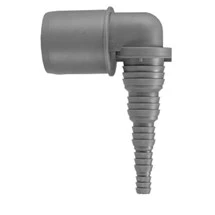 Airfit PVC slangnippel haaks 8-25 mm x 40 mm 50016SW