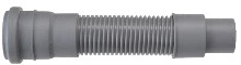 Airfit HT aansluitslang MF 50 x 50/40 mm (lengte 250 mm) - grijs - PP niet verlijmbaar 50225AS