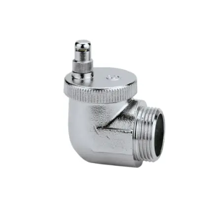 Caleffi 504 Aercal haakse automatische ontluchter 1/2 - chroom 504401