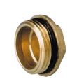 Begetube collectorstop M 4/4 met O-ring - messing 510000011