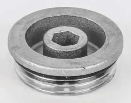 Begetube WP collector stop M 4/4 met O-ring - vernikkeld 510002011