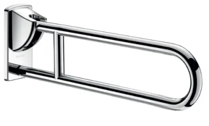 Delabie opklapbare handgreep 32 x 650 mm - gepolijst inox - met verborgen bevestiging 510160P