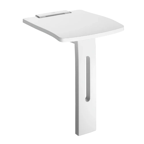 Delabie Basic+ opklapbaar douchezitje met voet - wit 510405