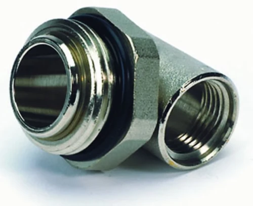 Begetube chroom collectoreindstuk 4/4 M - 1/2 x 3/8 - met O-ring 510452526