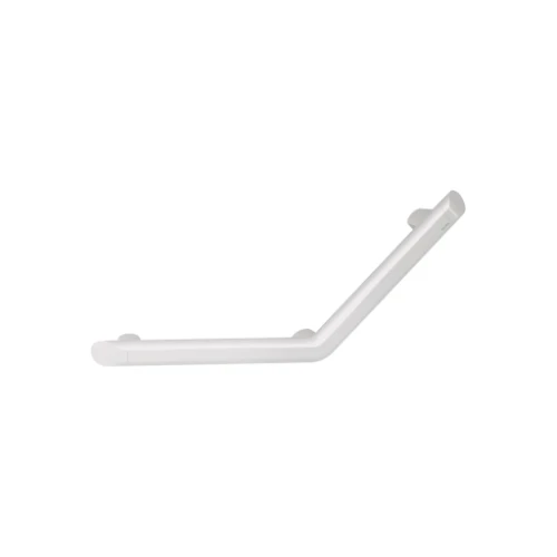 Delabie Be-Line hoeksteun 135° 35 x 220x220 mm - 3 punten - aluminium wit 511983W